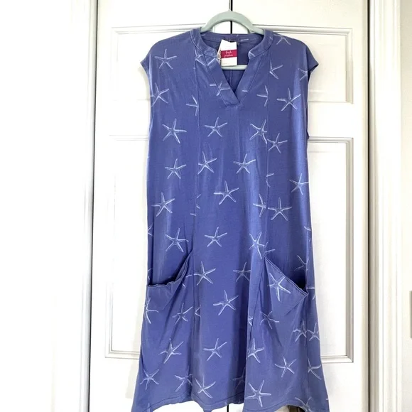 fresh produce | Dresses | Fresh Produce Sea Star Lea Dress Periwinkle Blue  | Poshmark